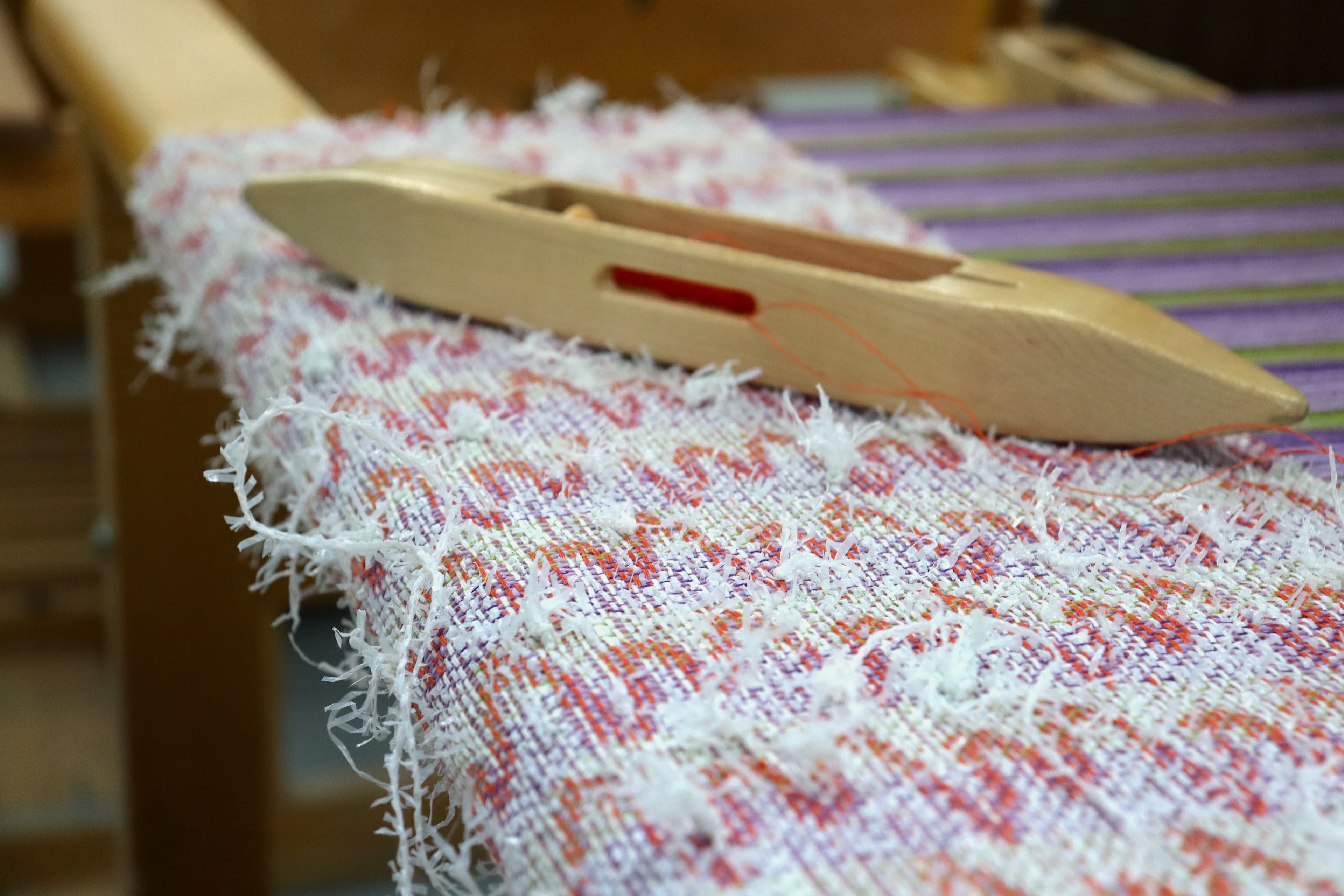 Tissage en cours